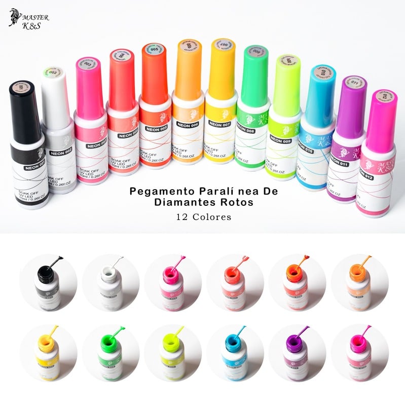 KS006  ESMALTE NEON FINO KIT