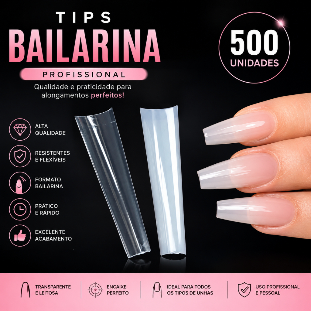 KS-KC01- TIPS BAILARINA EXTRA LONGA