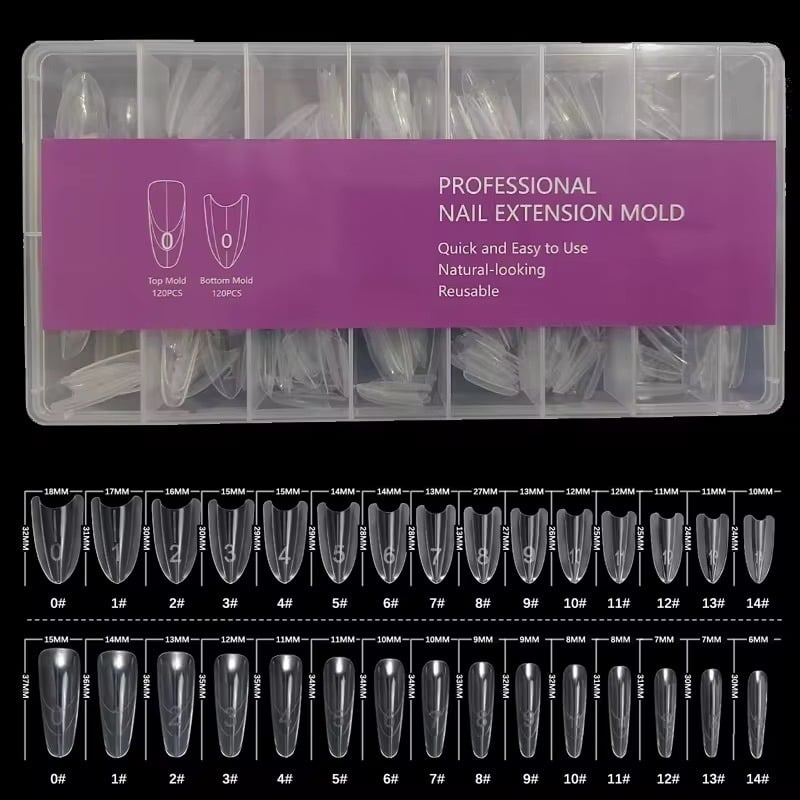 Mold f1 almond pequeno sanduiche c/120 pares